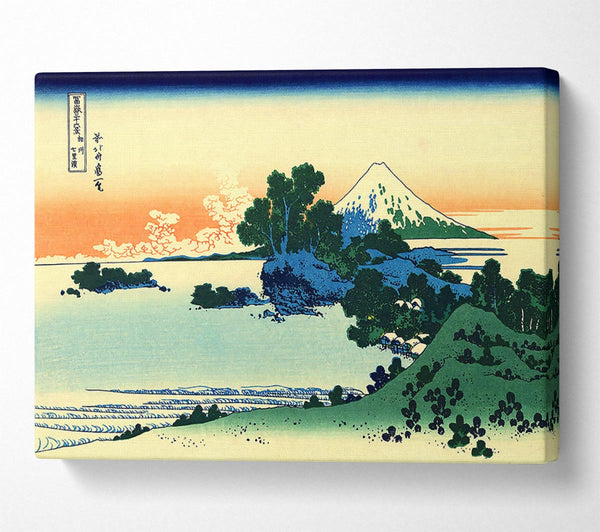  A Canvas Print of Hokusai Shichiri Beach In Sagami Province Canvas Wall Art