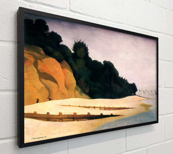 Felix Vallotton Shore Scene With Tree Silhouette