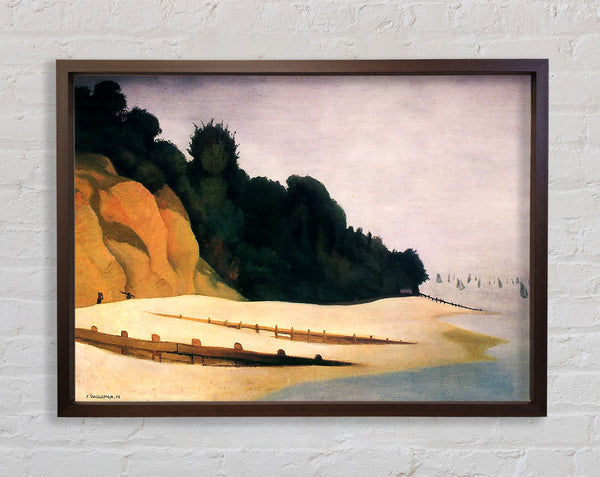 Felix Vallotton Shore Scene With Tree Silhouette Framed Print