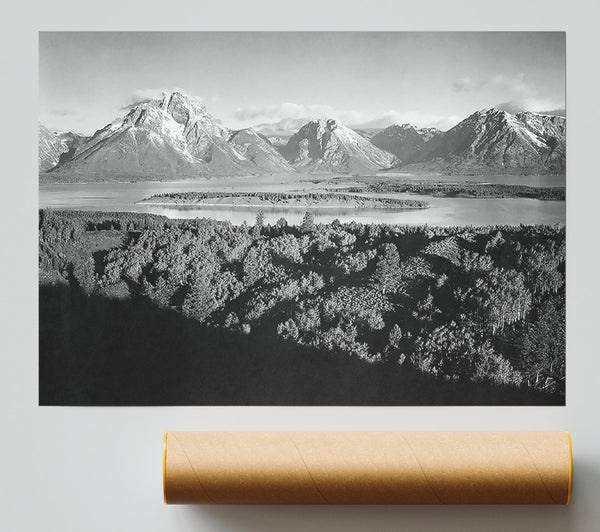 Ansel Adams Signal Hill In Grand Teton Wyoming Giclee Print