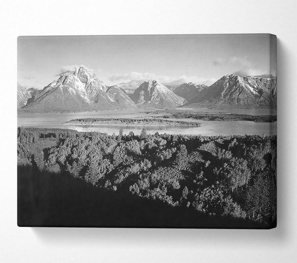  A Canvas Print of Ansel Adams Signal Hill In Grand Teton Wyoming Canvas Art
