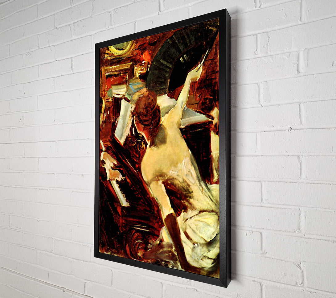  A Canvas Print of Giovanni Boldini Singer Mondana Canvas Wall Art