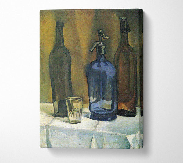  A Canvas Print of Juan Gris Siphon And Bottles Canvas Print
