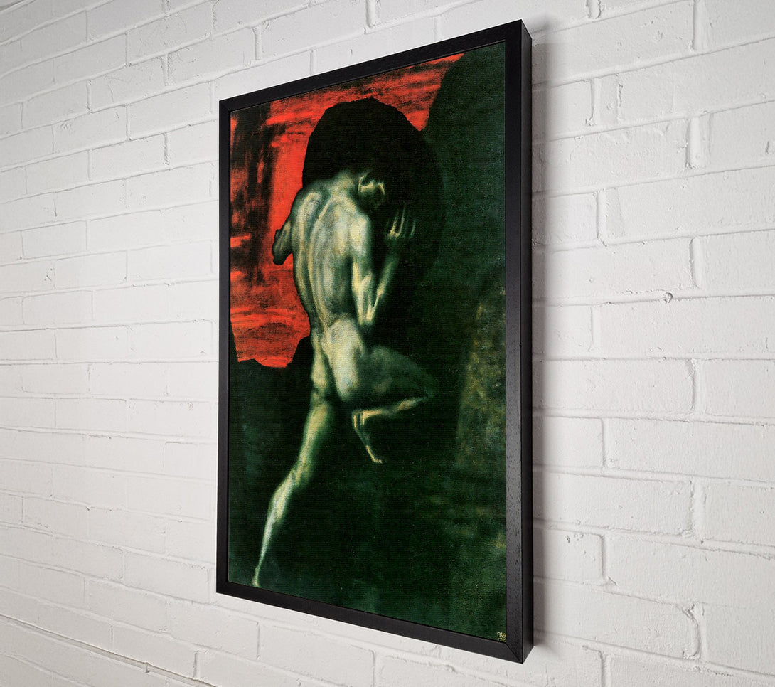  A Canvas Print of Franz Von Stuck Sisyphus Canvas Art