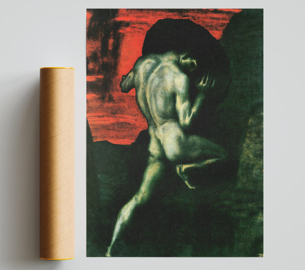 Franz Von Stuck Sisyphus Print