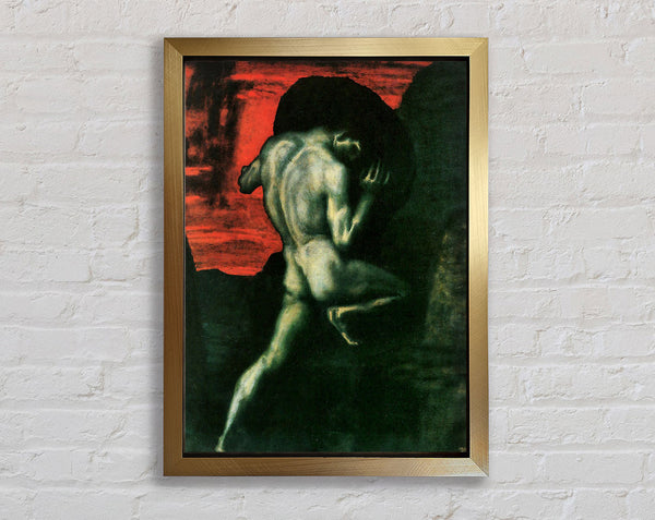 Franz Von Stuck Sisyphus Framed Print