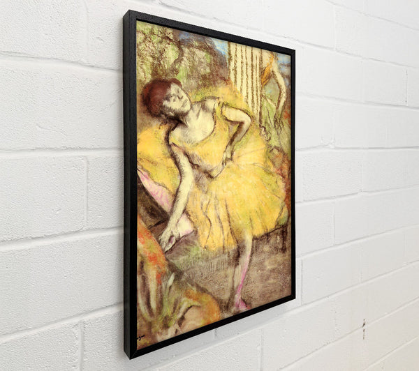 Degas Sitting Dancer With The Right Leg Up