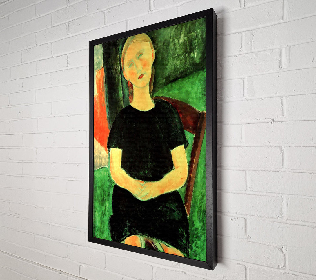  A Canvas Print of Modigliani Sitting Girl Canvas Art