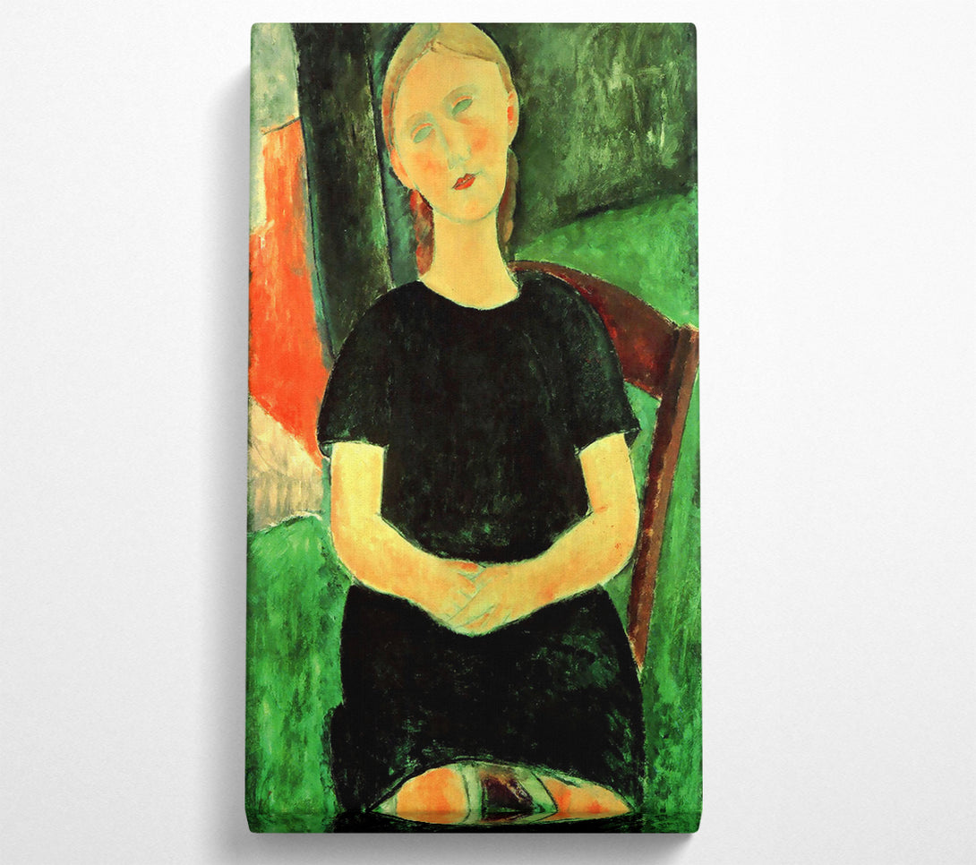  A Canvas Print of Modigliani Sitting Girl Canvas Art
