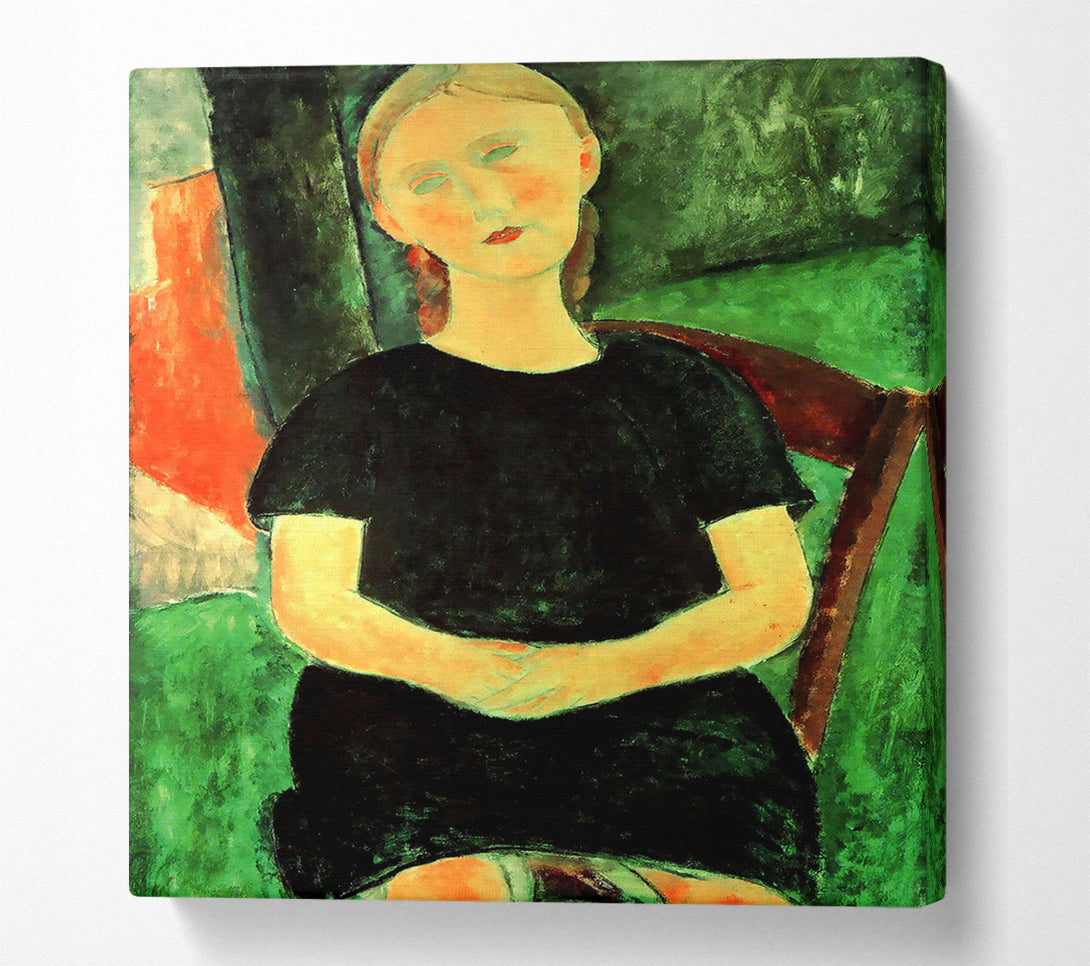  A Canvas Print of Modigliani Sitting Girl Canvas Art