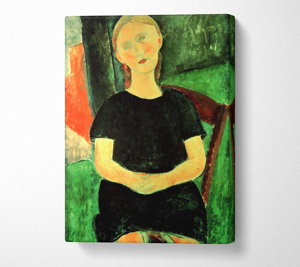  A Canvas Print of Modigliani Sitting Girl Canvas Art