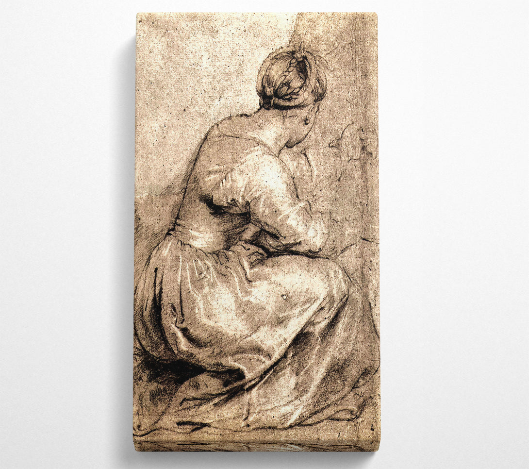  A Canvas Print of Rubens Sitting Girl Canvas Art