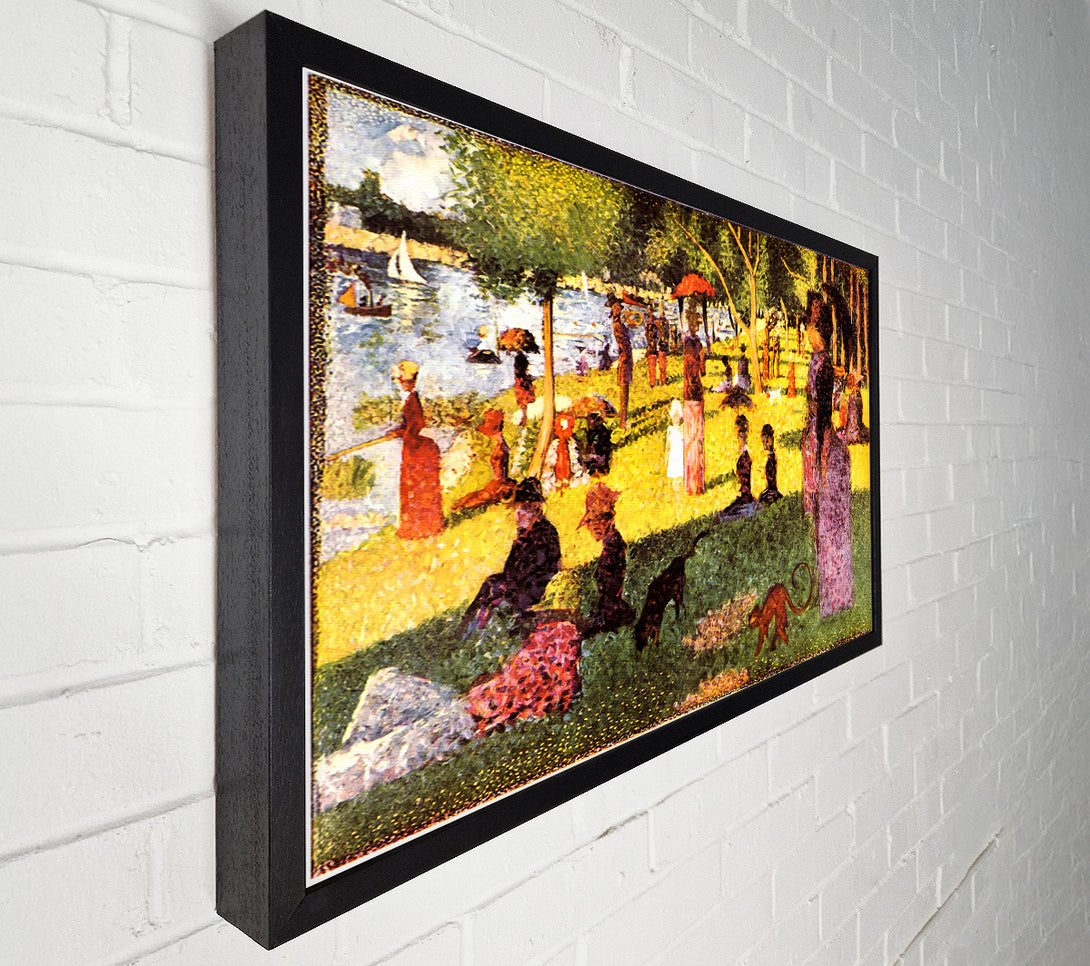  A Canvas Print of Seurat Sketch Of People Canvas Art