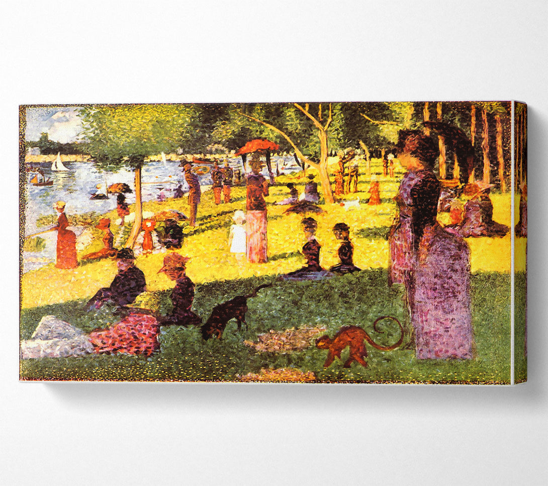  A Canvas Print of Seurat Sketch Of People Canvas Art