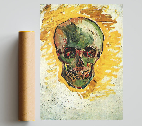 Van Gogh Skull Poster