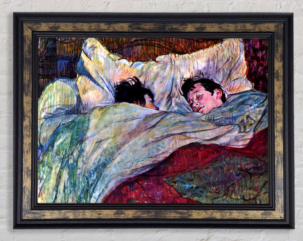 Toulouse Lautrec Sleeping Framed Print