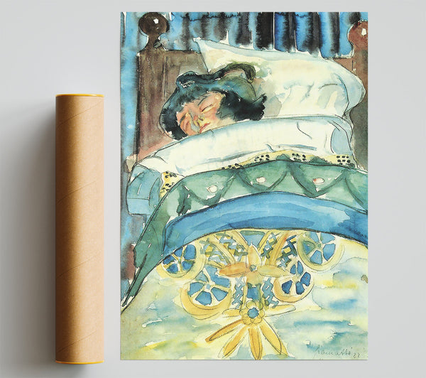 Walter Gramatte Sleeping Girl 2 Giclee Print