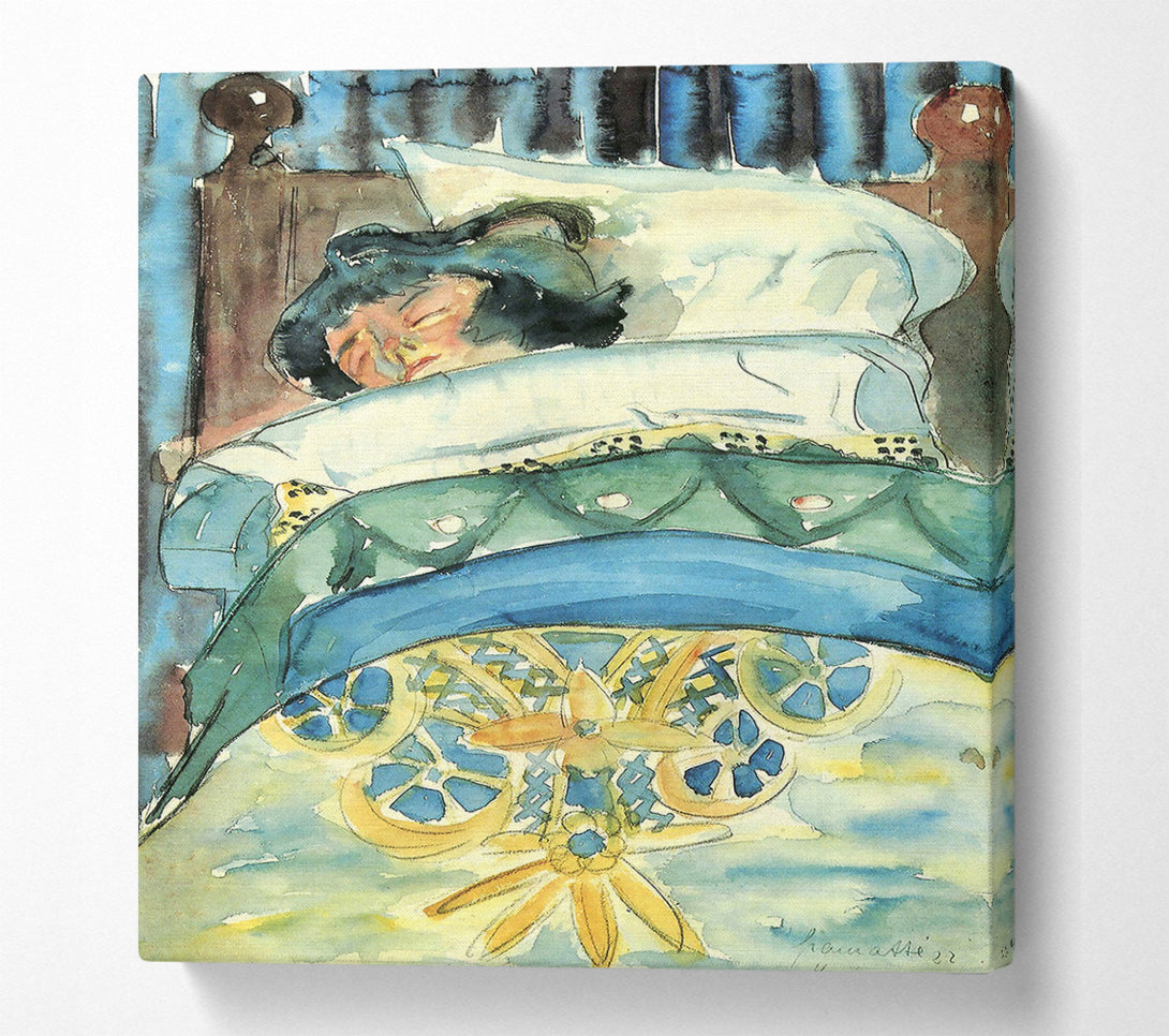  A Canvas Print of Walter Gramatte Sleeping Girl 2 Canvas Print