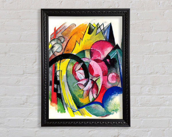 Franz Marc Small Composition 2 Framed Print