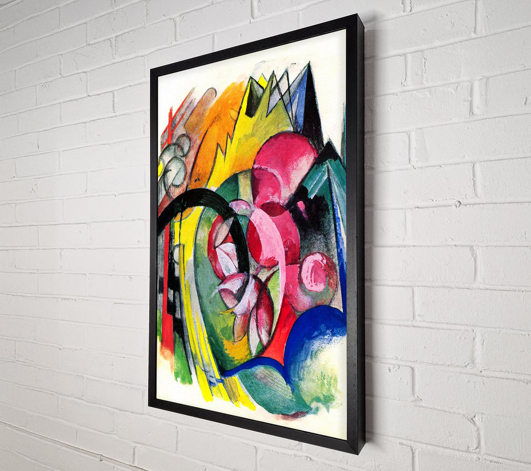 A Canvas Print of Franz Marc Small Composition 2 Canvas Wall Art