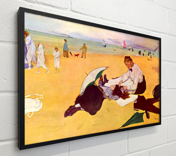 Degas Small Girls On The Beach