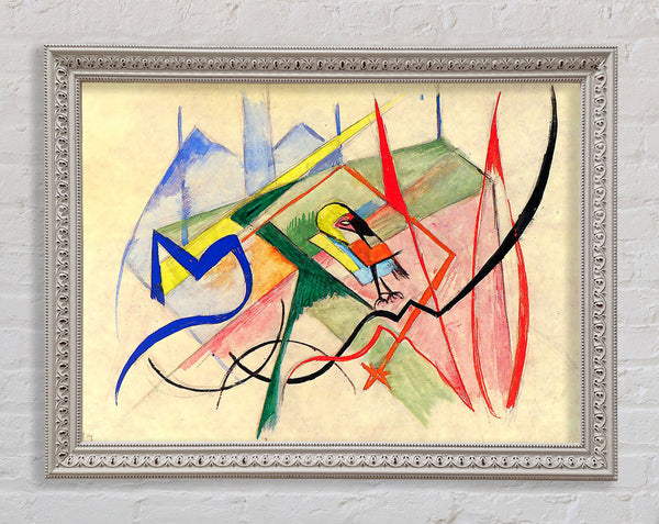 Franz Marc Small Mythical Creatures Framed Print
