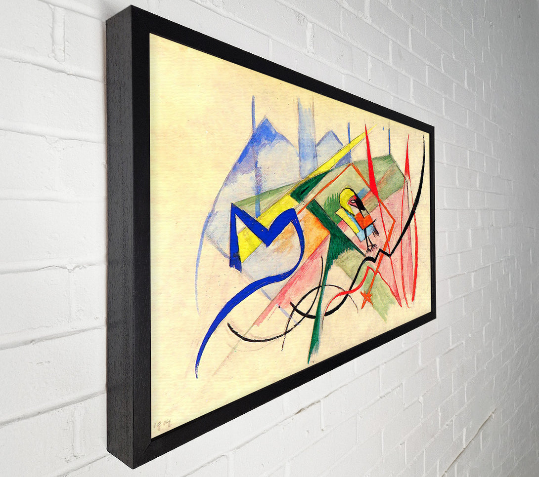  A Canvas Print of Franz Marc Small Mythical Creatures Canvas Print