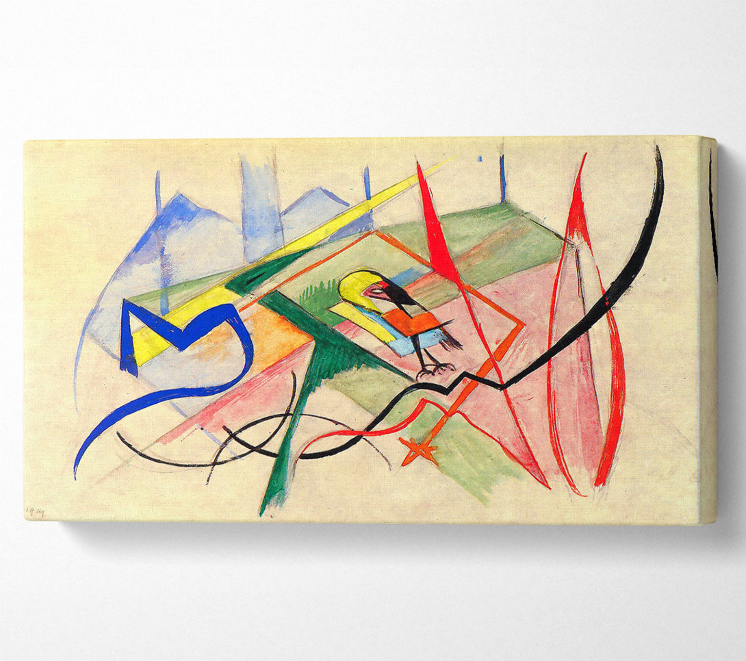  A Canvas Print of Franz Marc Small Mythical Creatures Canvas Print