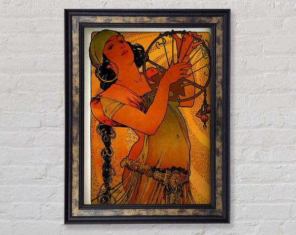 Alphonse Mucha Solome Framed Print