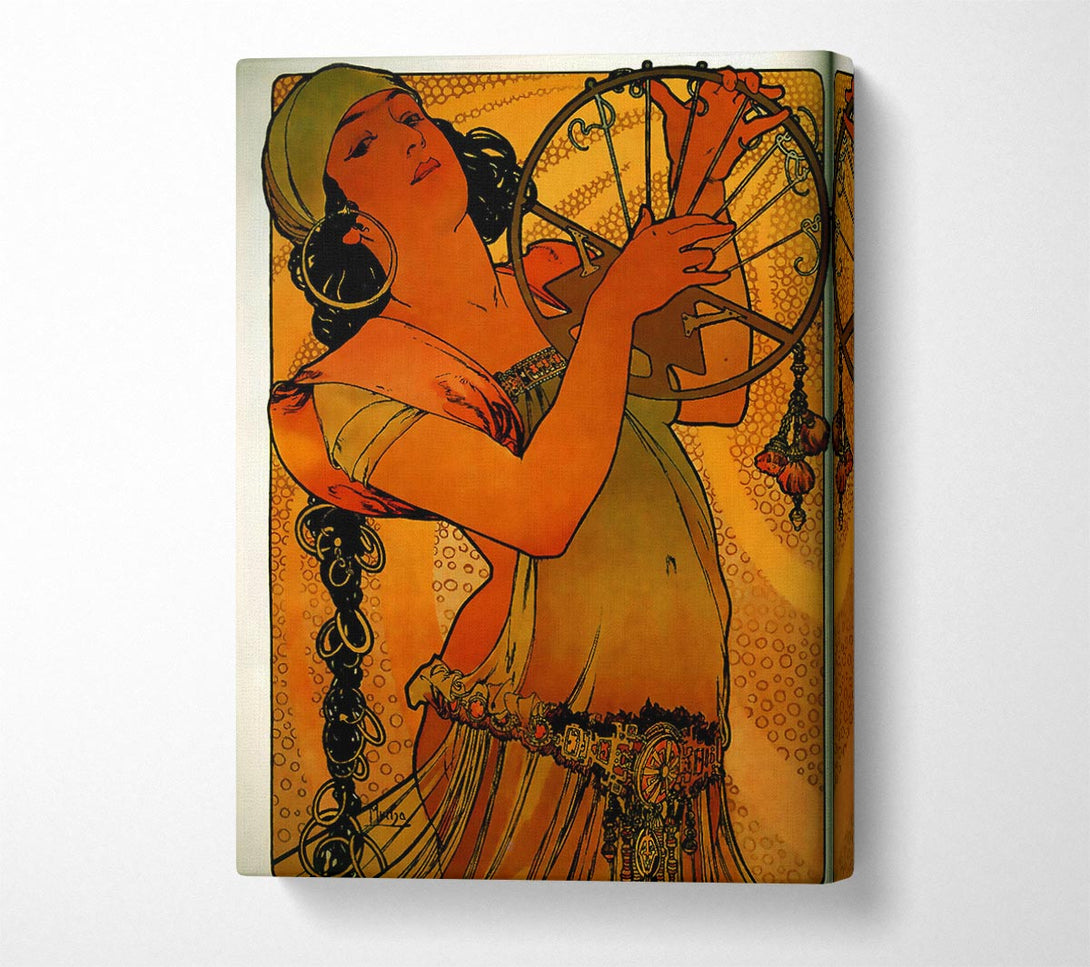  A Canvas Print of Alphonse Mucha Solome Canvas Print