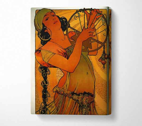  A Canvas Print of Alphonse Mucha Solome Canvas Print