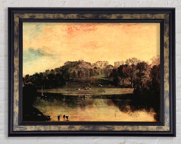 Joseph Mallord Turner Somer-Hill Near Turnbridge Framed Print