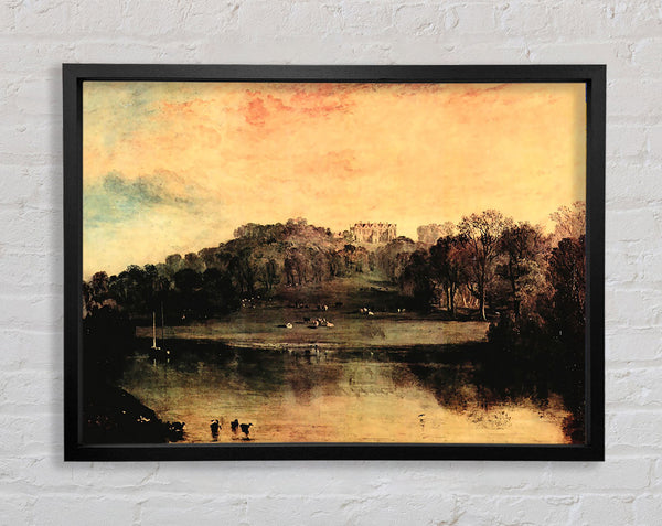 Joseph Mallord Turner Somer-Hill Near Turnbridge Framed Print