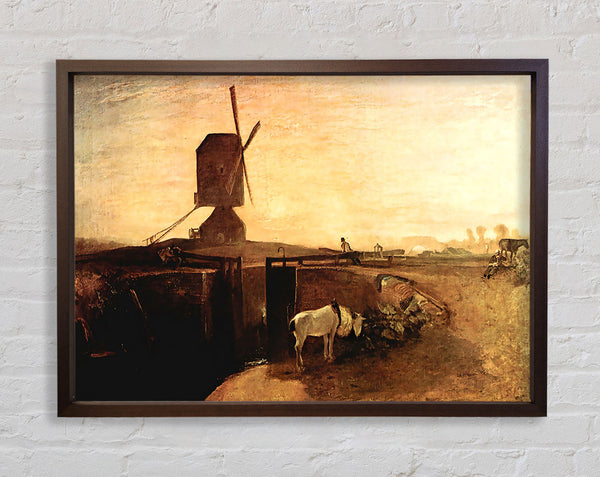 Joseph Mallord Turner Southall Mill Framed Print