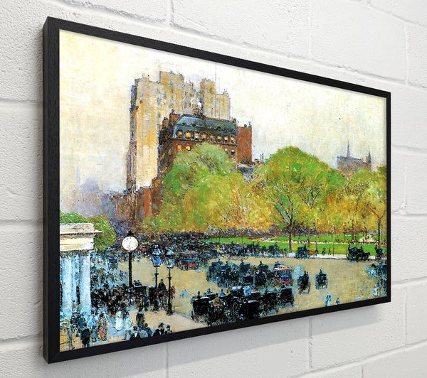 Hassam Spring Morning In The Heart Of The City