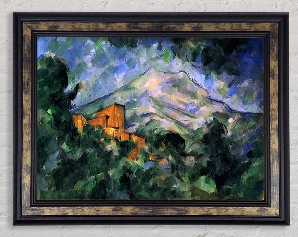 Cezanne St Victoire And Chateau Noir Framed Print