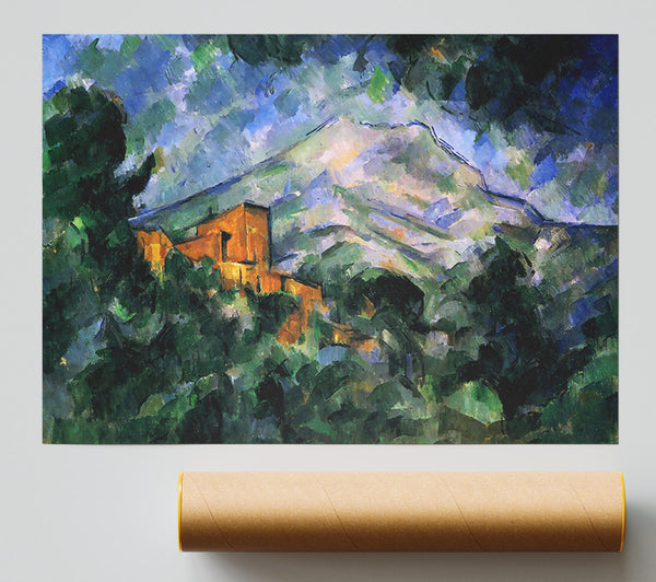 Cezanne St Victoire And Chateau Noir Print