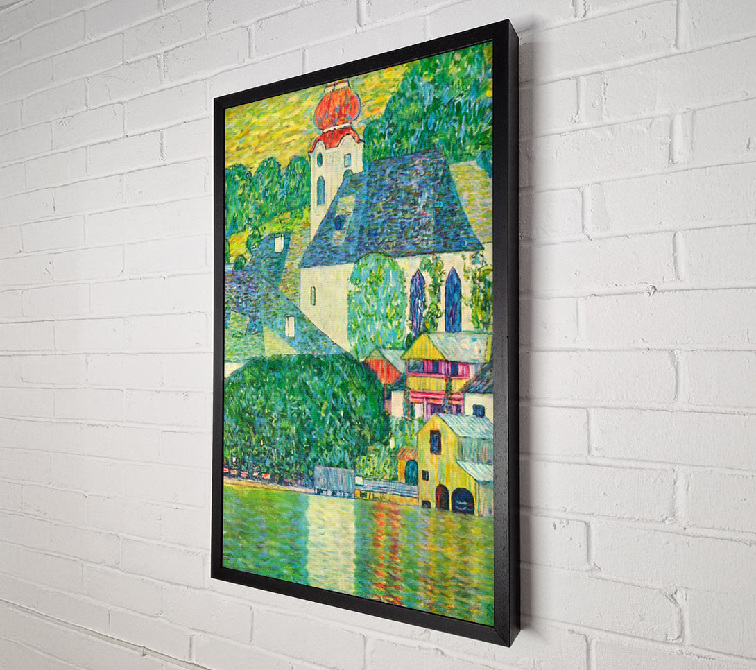  A Canvas Print of Klimt St Wolfgang Church Canvas Print