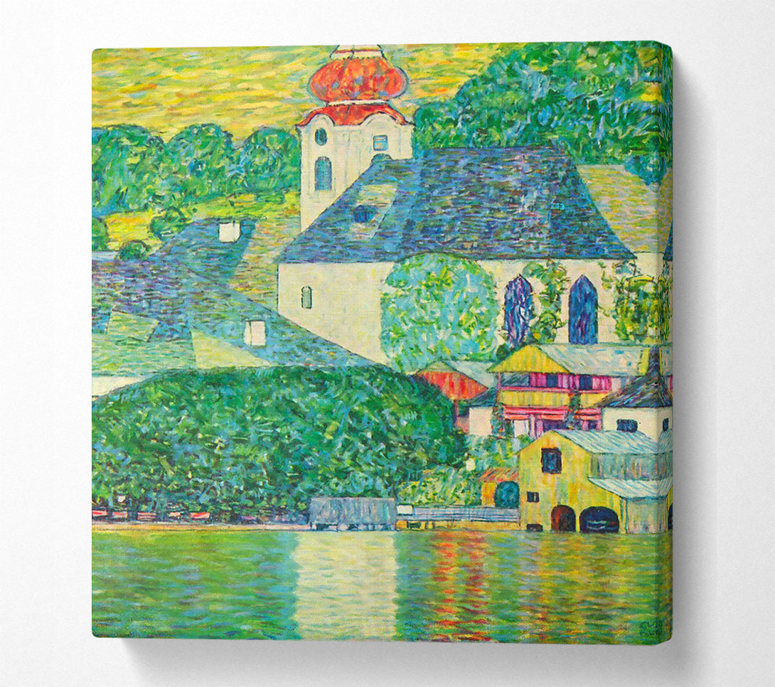  A Canvas Print of Klimt St Wolfgang Church Canvas Print