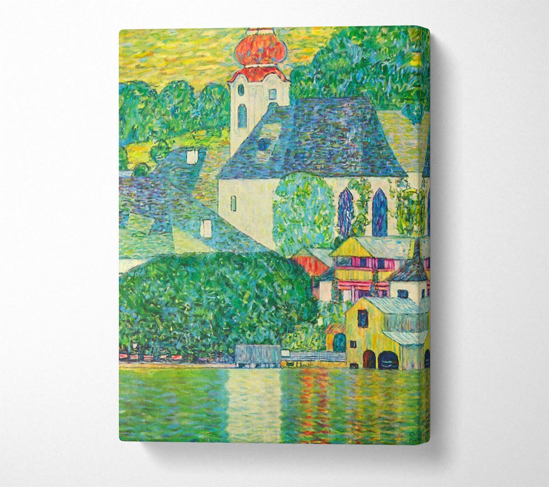  A Canvas Print of Klimt St Wolfgang Church Canvas Print