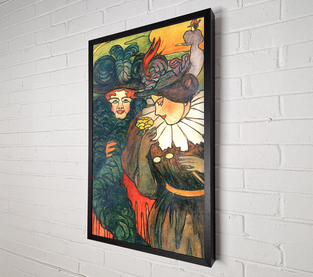  A Canvas Print of Felix Vallotton Stained Glass Design Canvas Print