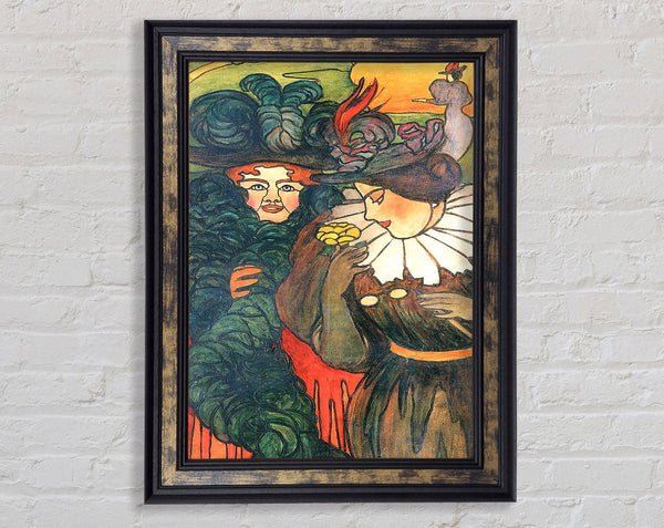 Felix Vallotton Stained Glass Design Framed Print