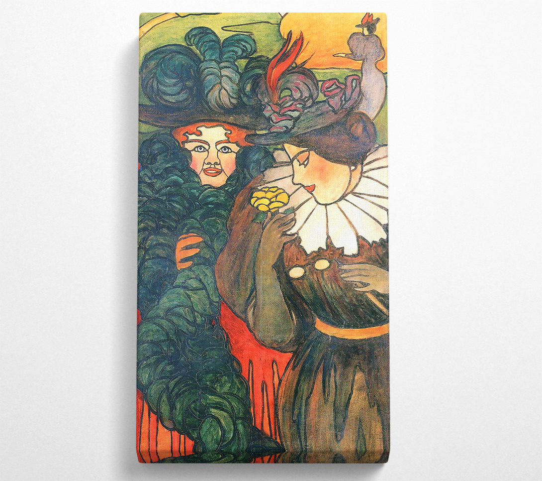  A Canvas Print of Felix Vallotton Stained Glass Design Canvas Print