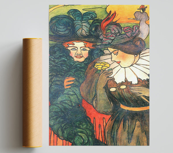 Felix Vallotton Stained Glass Design Poster