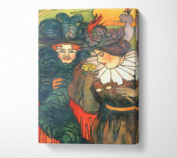  A Canvas Print of Felix Vallotton Stained Glass Design Canvas Print