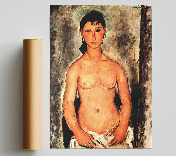 Modigliani Standing Elvira Print