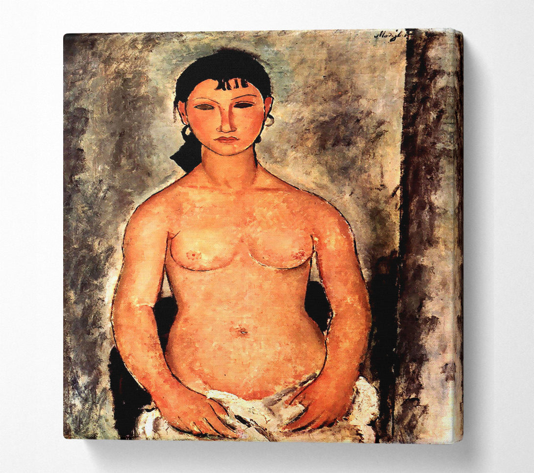  A Canvas Print of Modigliani Standing Elvira Canvas Wall Art
