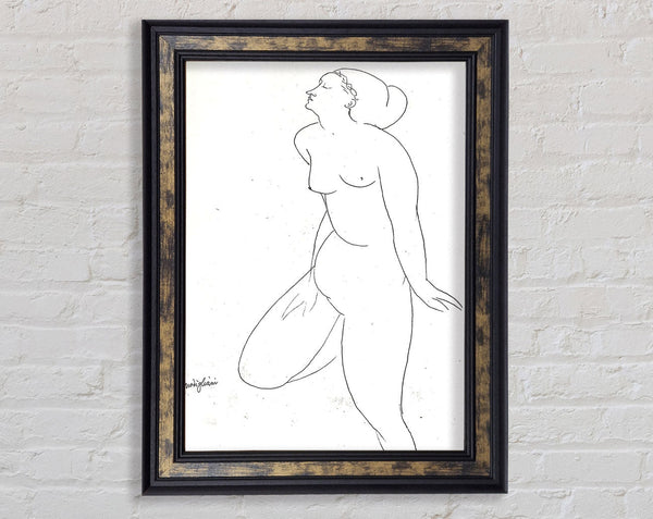 Modigliani Standing Nude 2 Framed Print