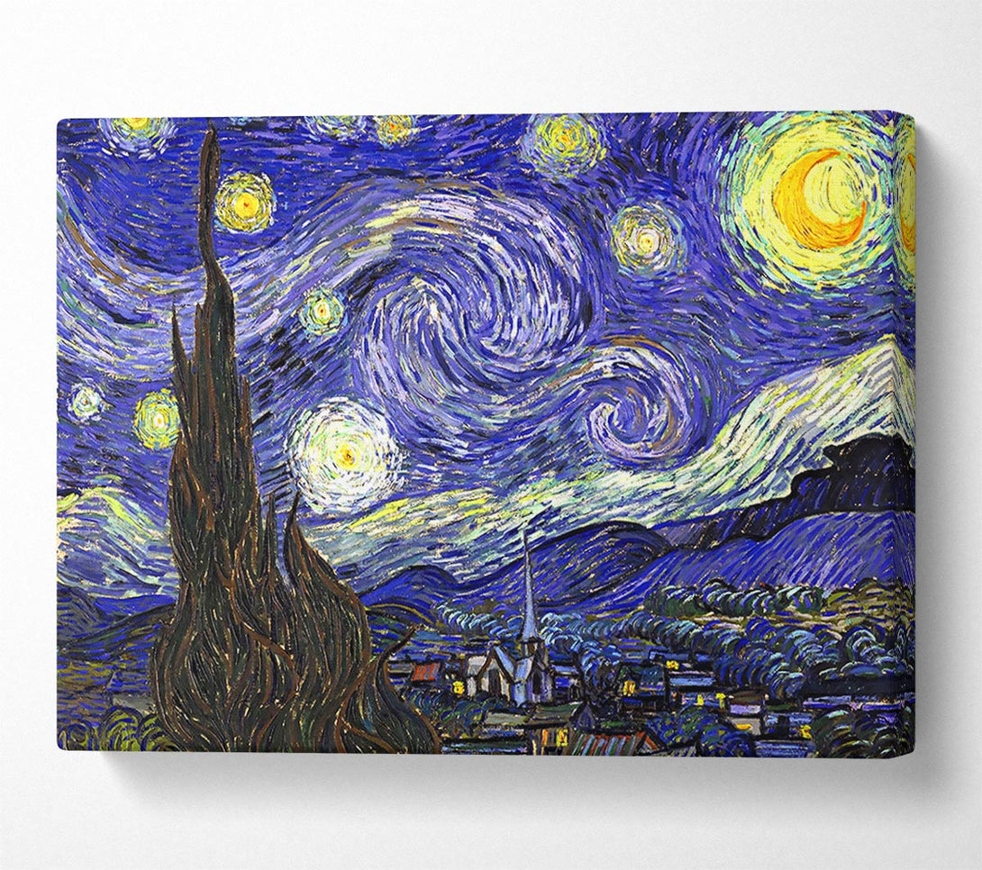  A Canvas Print of Starry Night Canvas Wall Art