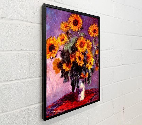 Monet Still Life Sunflowers
